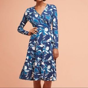 YUMI KIM | BLUE WRAP DRESS